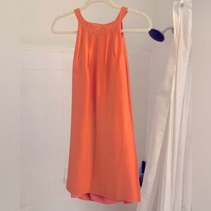 J.Crew Coral Silk Mini Dress
